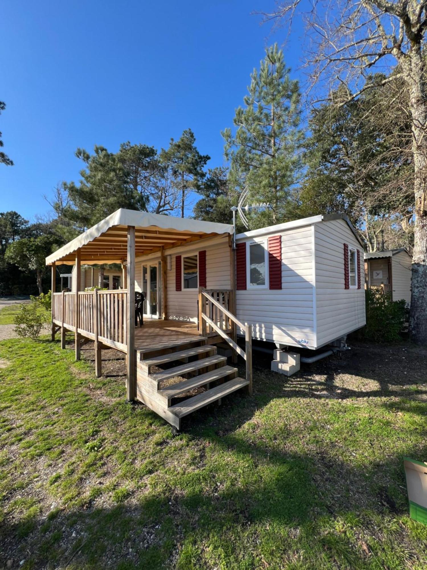 Mobilhome Grand Confort 6 Couchages Cap Ferret Lège-Cap-Ferret Eksteriør bilde
